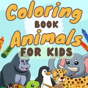 "Fun Animal Coloring Book for Kids – Printable, Educational & Screen-Free Activity (Just $1!)"